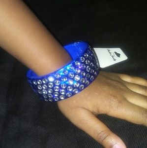 Brand New Thick Shiny Electric Blue Bracelet